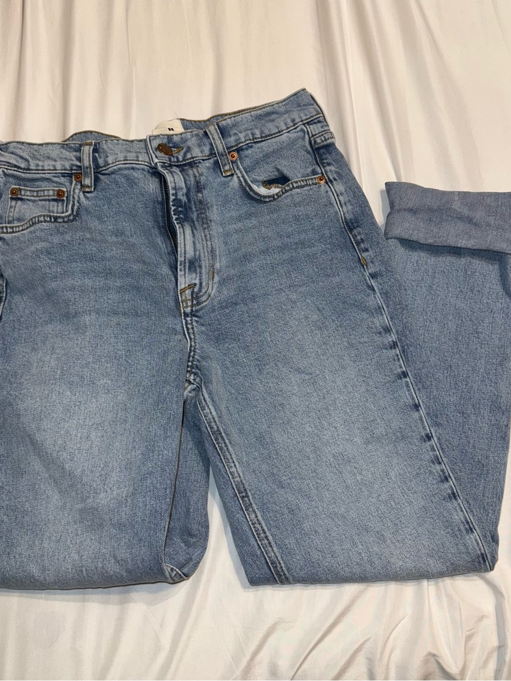 Boden Light Blue Cropped Ankle Jeans